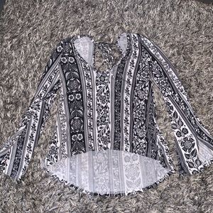 70s inspired shirt, thrifted